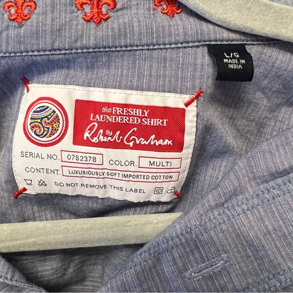 Robert Graham Freshly Laundered Long Sleeve Button Down Shirt - Picture 10 of 10